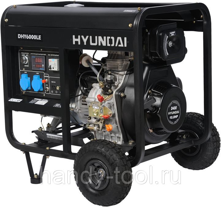 Дизельный генератор Hyundai DHY 6000LE (141931316)